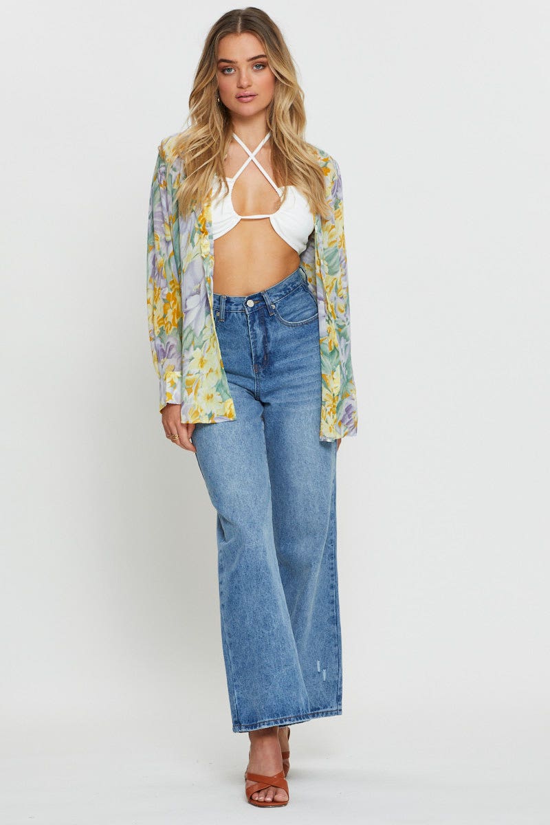 Print Oversized Shirts - Image 2