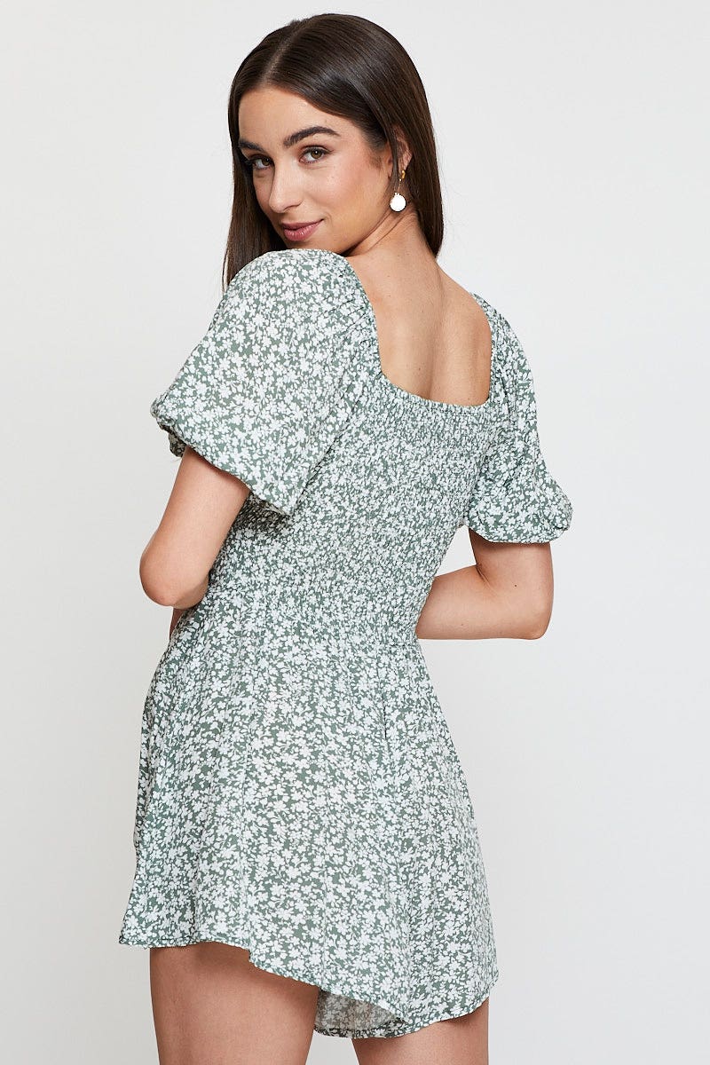 Print Playsuit Short Sleeve - Image 11
