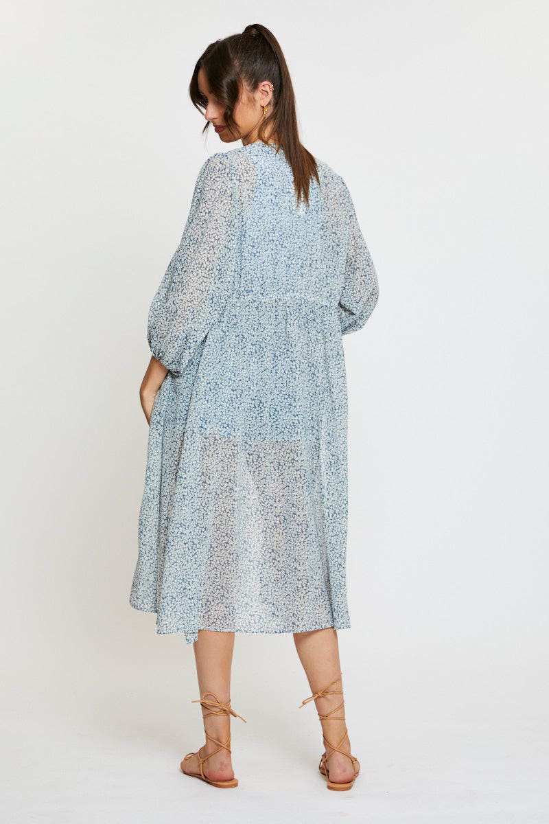 Print Relaxed Kimono Short Sleeve - Image 5