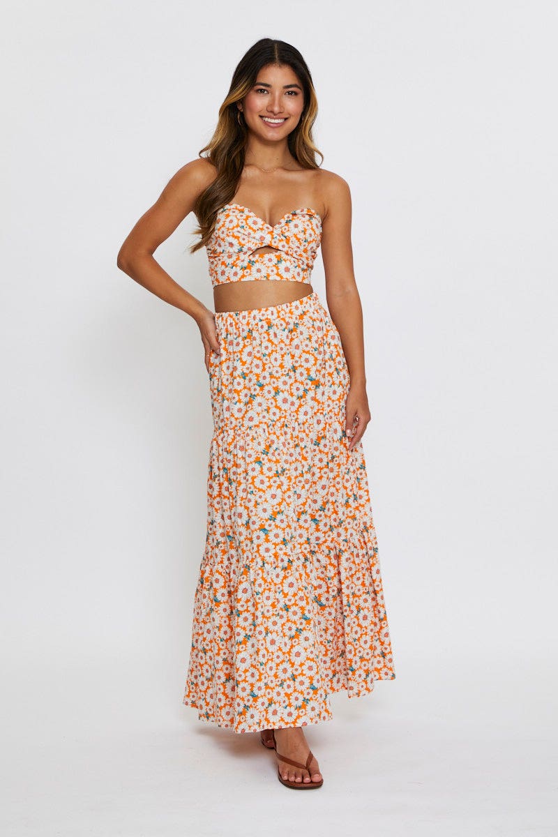 Print Singlet Top Crop - Image 2