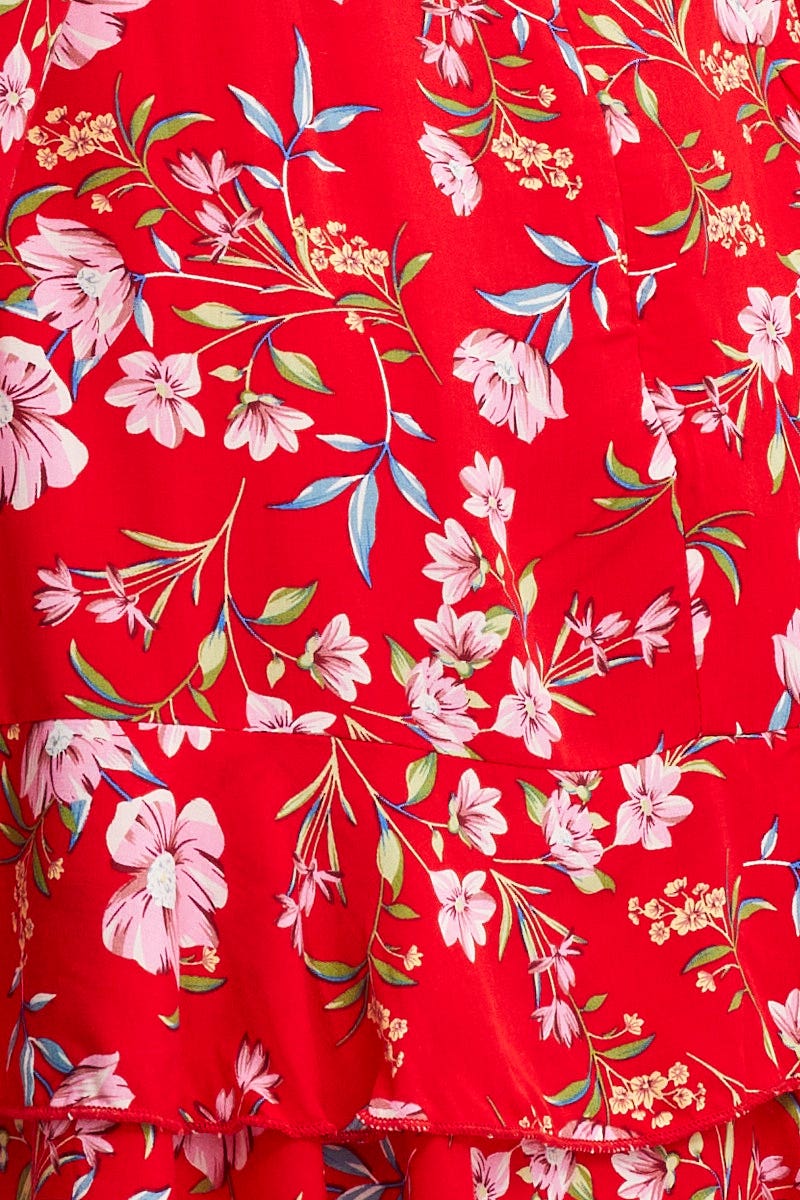 Print Skater Dress Long Sleeve Mini - Image 6