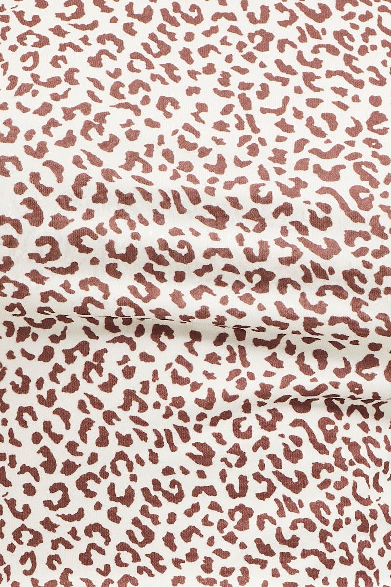 Print Sleeveless Scarf Hem Tie Back Singlet - Image 6