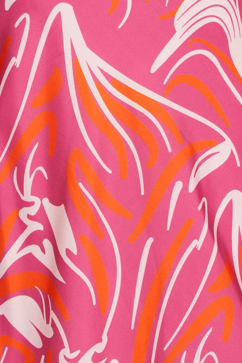 Print Slip Skirt High Rise Maxi - Image 6