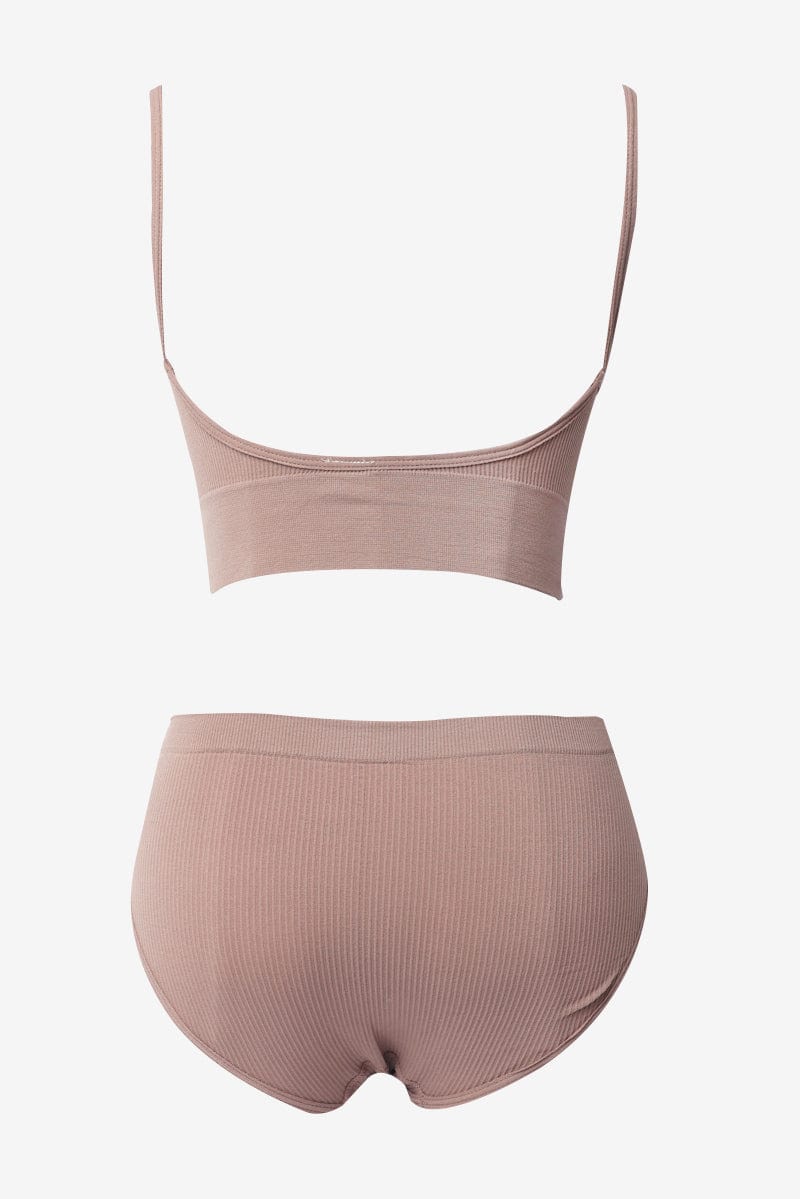 Purple Seamless Lingerie Set - Image 2