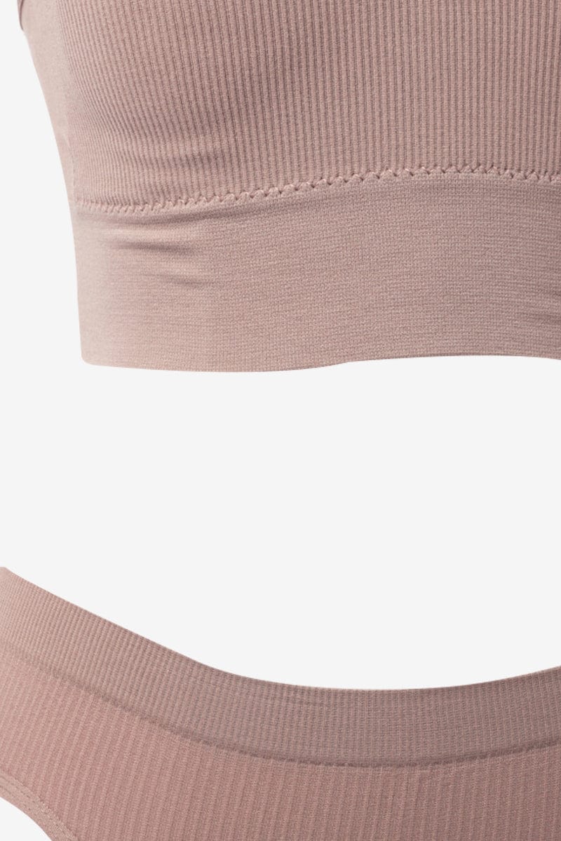 Purple Seamless Lingerie Set - Image 3