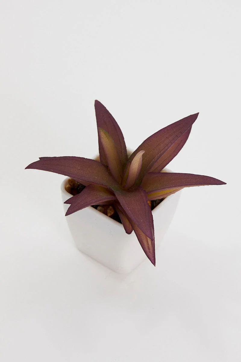 Red Artificial Potted Cactus - Image 2