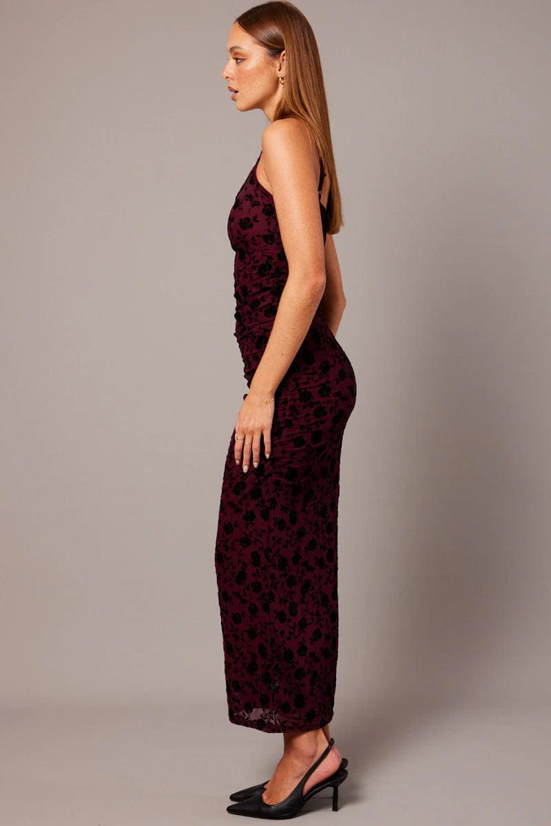 Red Bodycon Dress Singlet - Image 4