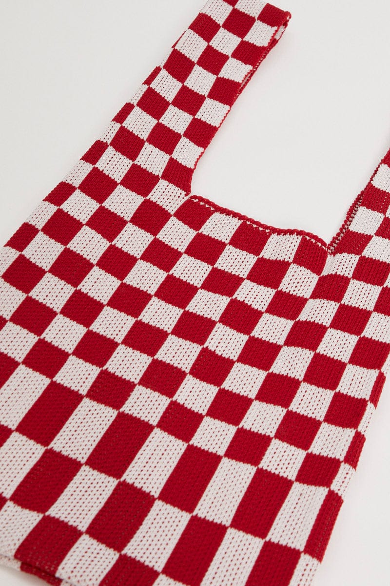 Red Crochet Bag - Image 3