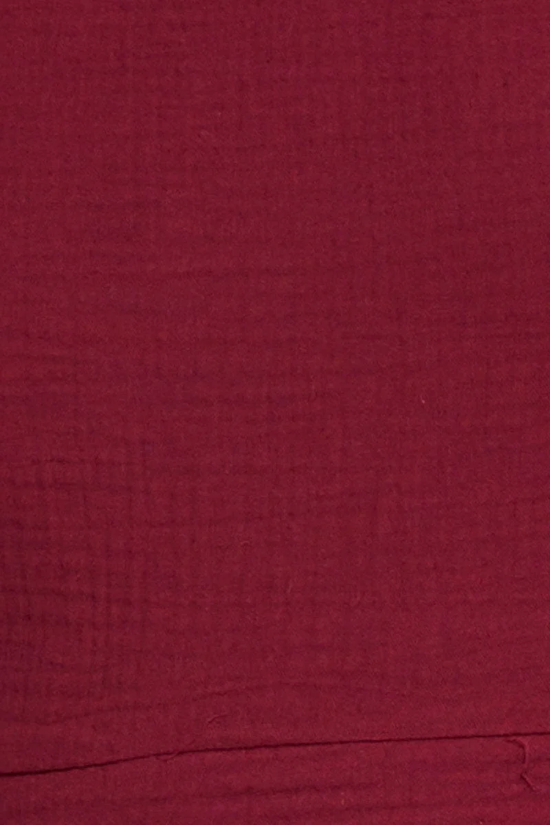 Red Crop Top Long Sleeve Round Neck - Image 6