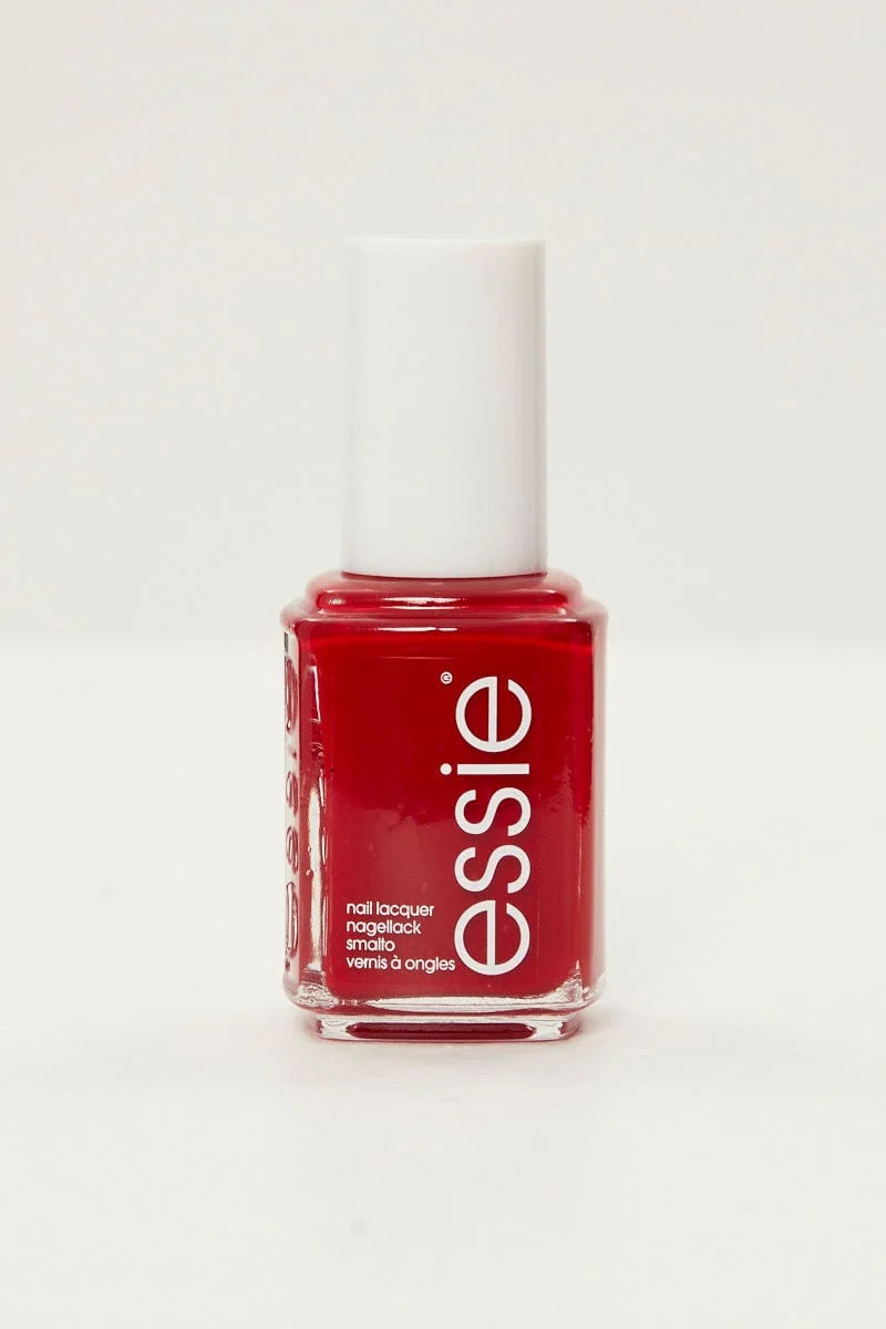 Red Essie Nail Polish Forever Yummy 57 Classic Red - Image 3