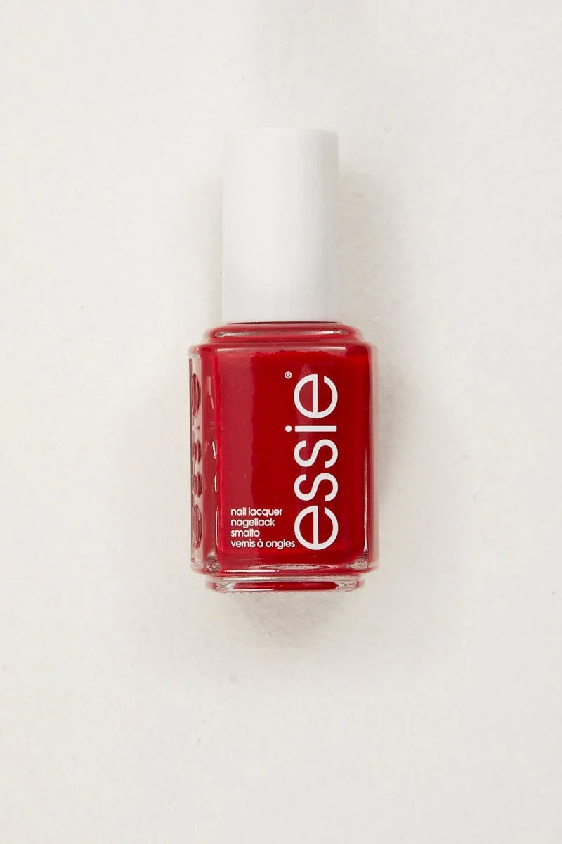 Red Essie Nail Polish Forever Yummy 57 Classic Red - Image 4