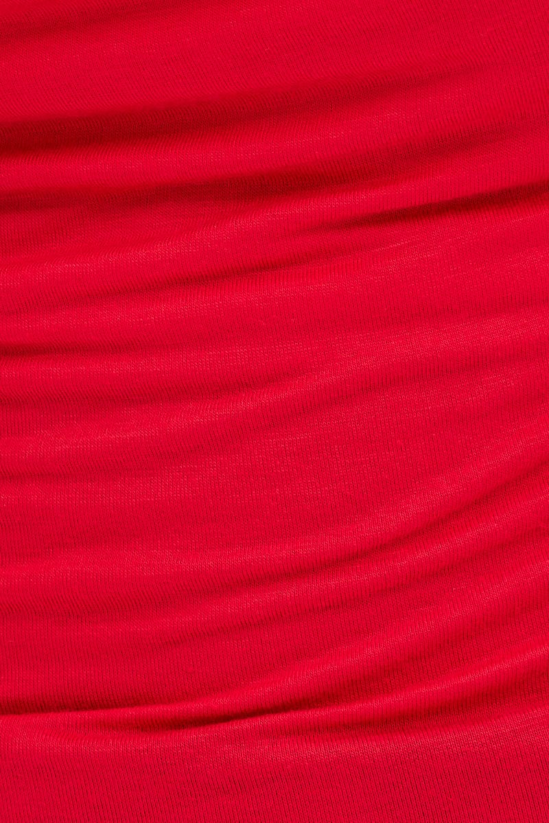 Red Halter Top Jersey - Image 6