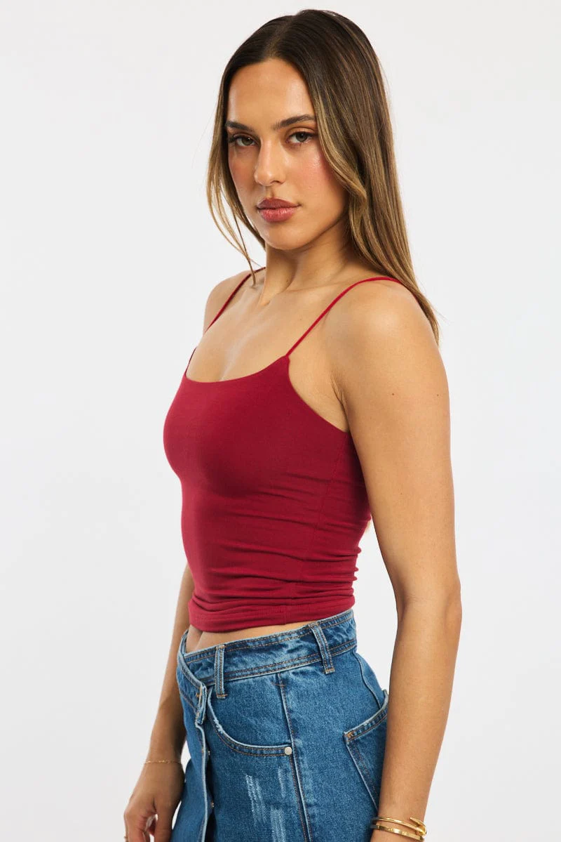 Red Supersoft Singlet Double Layer - Image 3