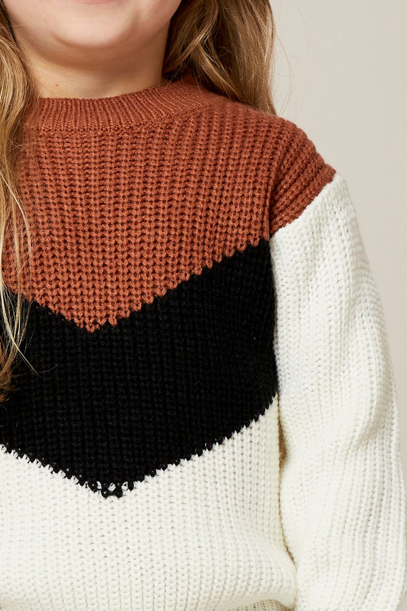 Stripe Knit Top Long Sleeve - Image 5