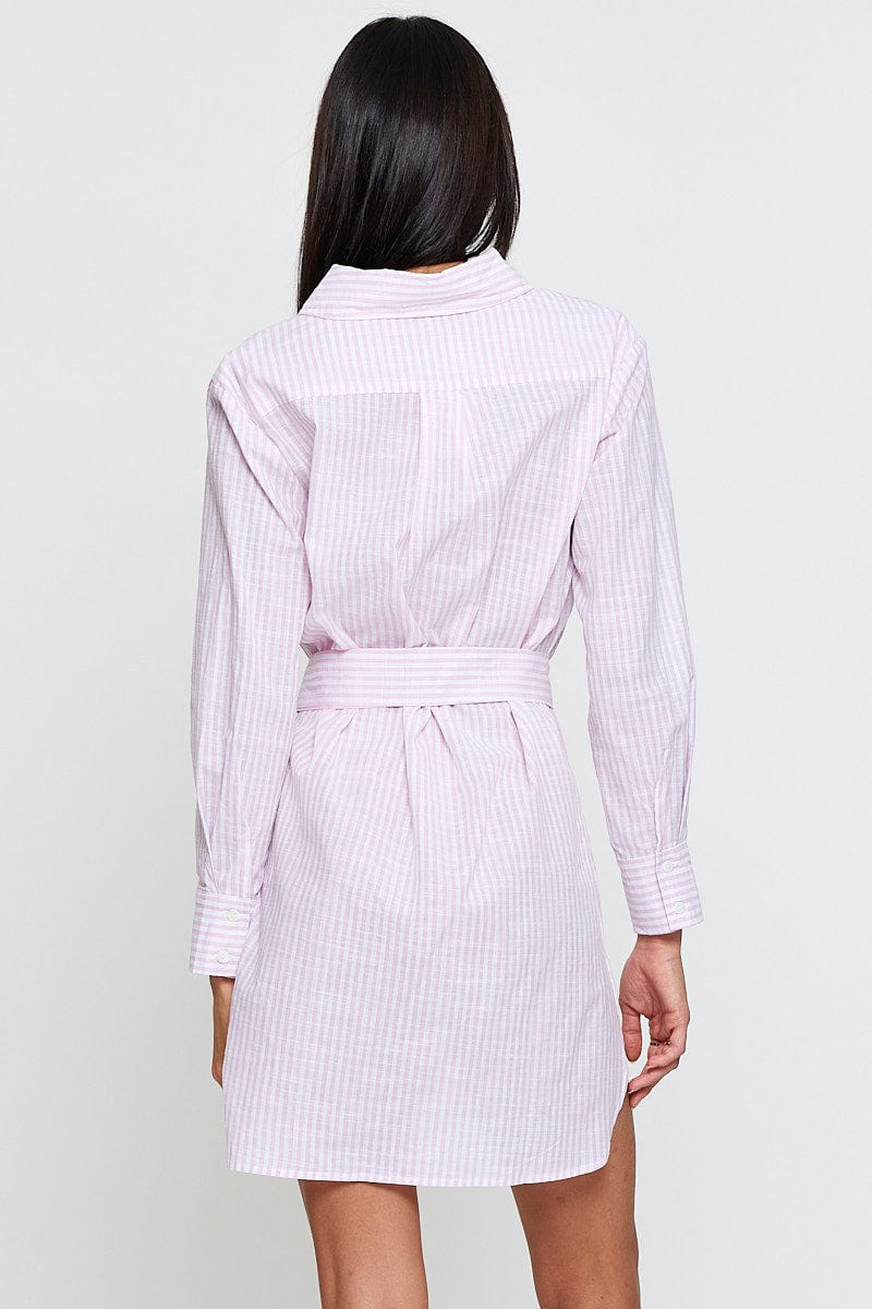 Stripe Oversized Shirts Long Sleeve - Image 5