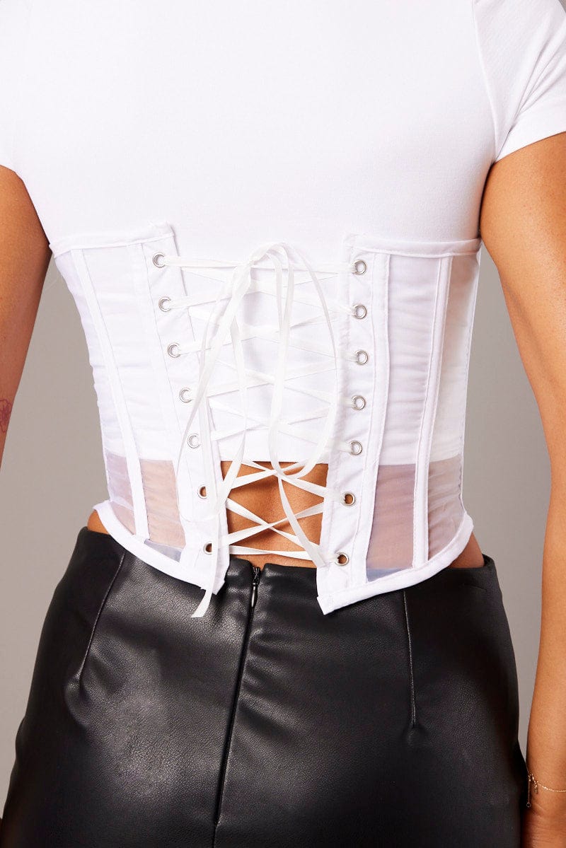 White Corset Top - Image 2