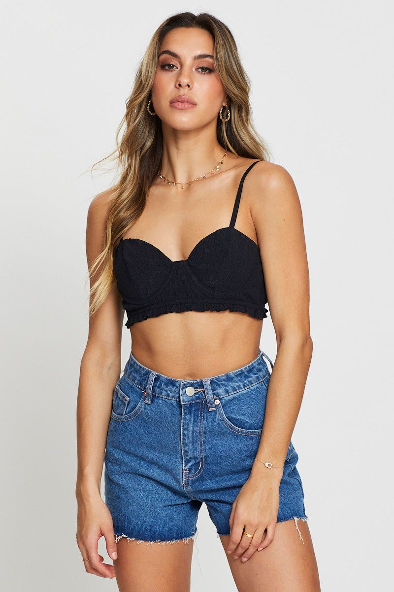 White Crop Bralette - Image 3
