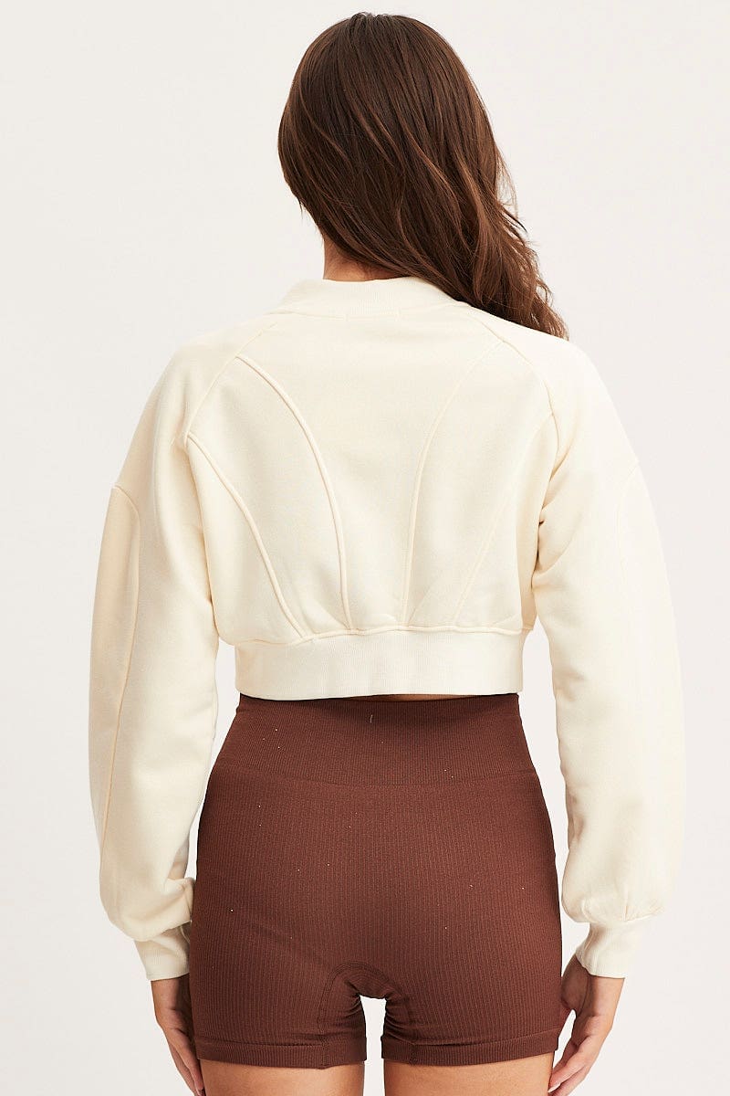White Crop Sweater - Image 11