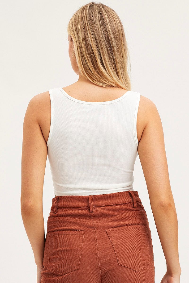 White Crop Top - Image 5