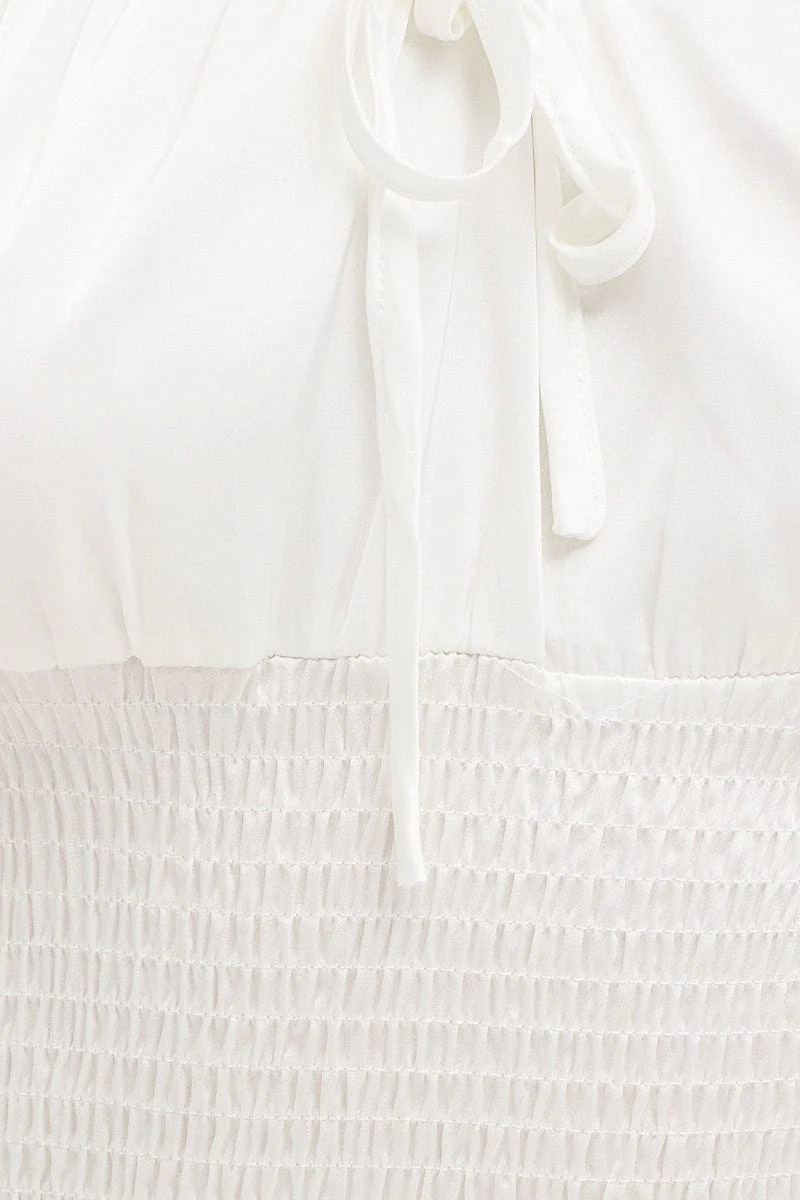 White Crop Top Long Sleeve - Image 6