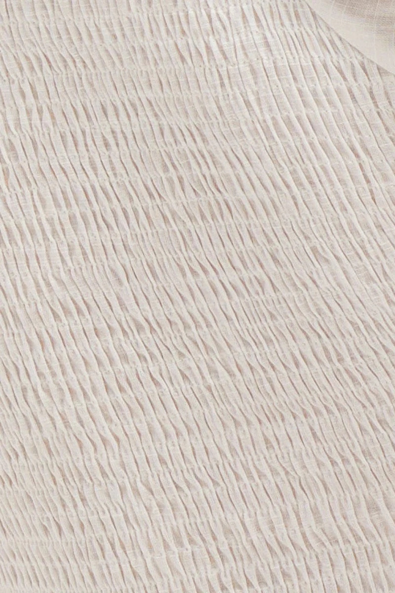 White Crop Top Three-Quarter - Image 6