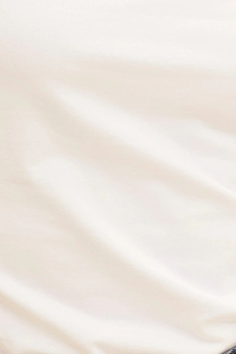 White Essential Scoop Neck Sleeveless Tank - Image 6
