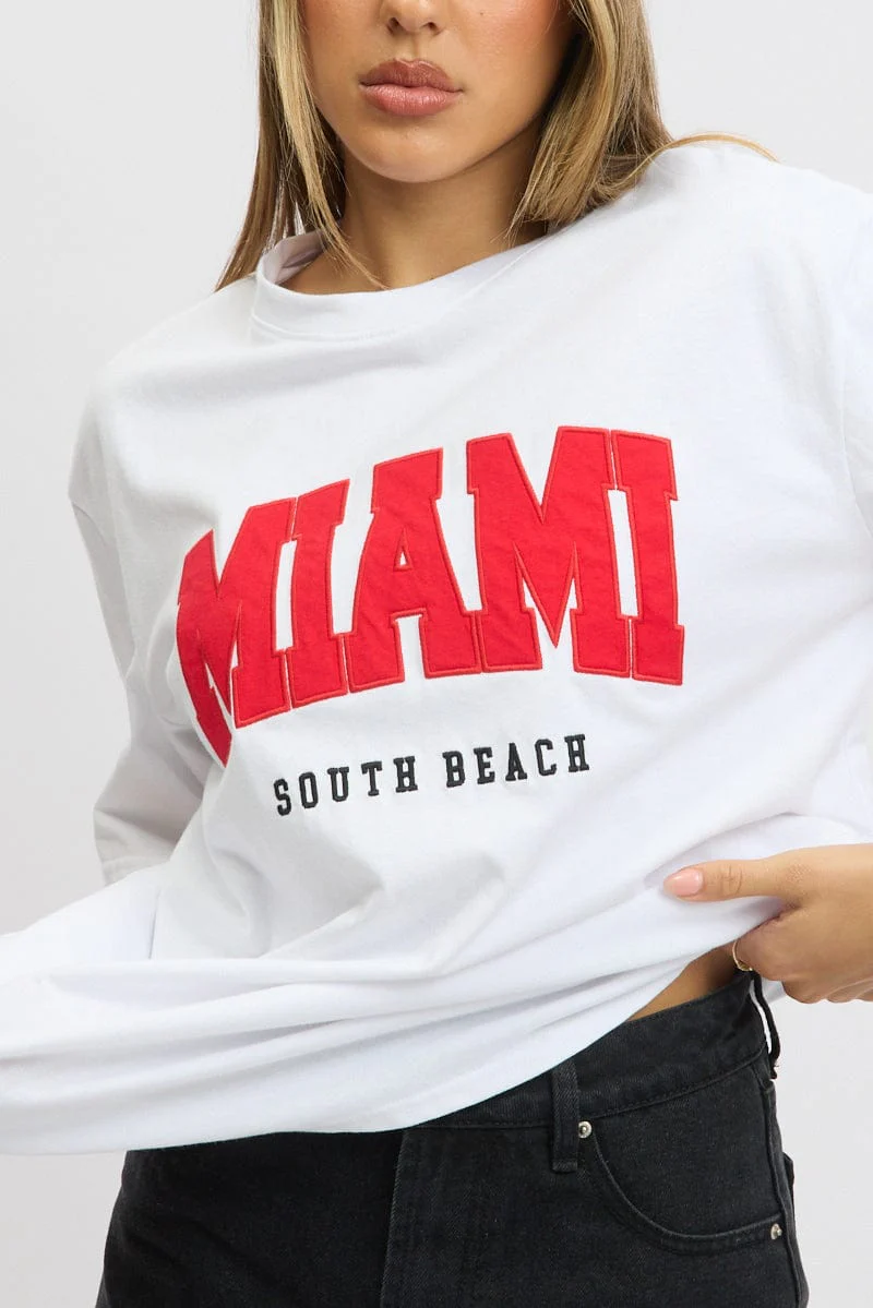 White Graphic Tee Short Sleeve - Image 6
