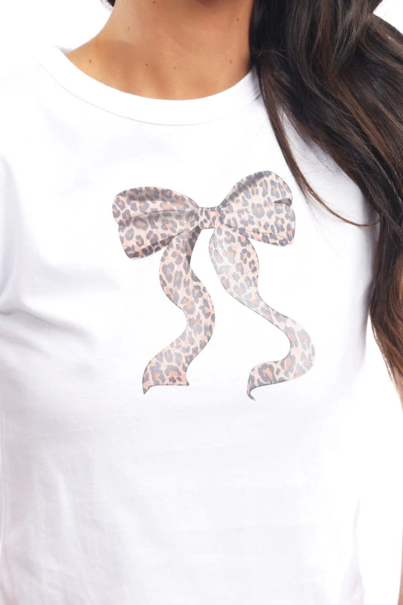 White Graphic Tee Short Sleeve - Image 5
