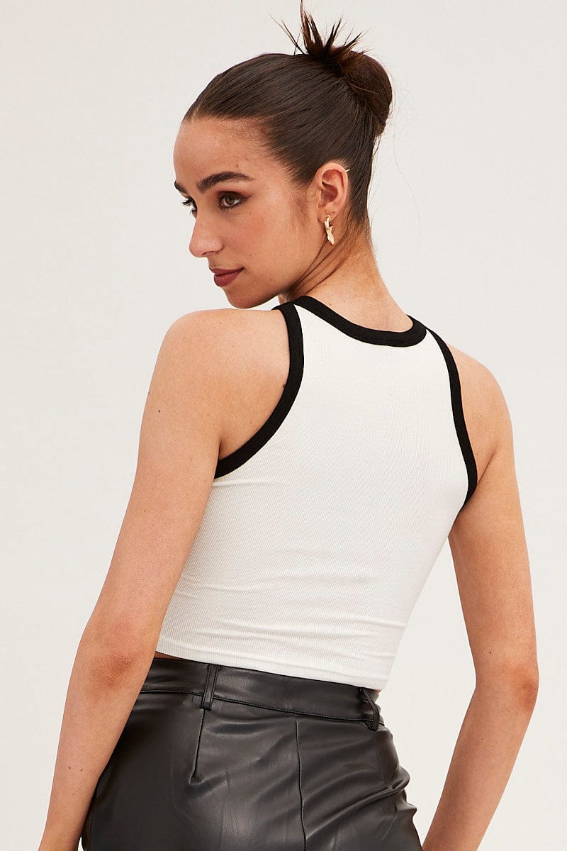 White Jersey Top - Image 6
