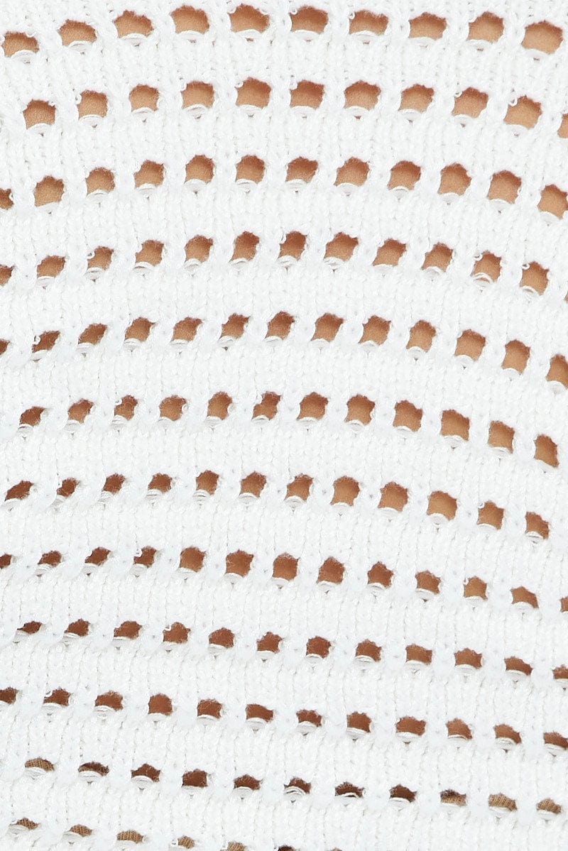 White Knit Shrug - Image 6