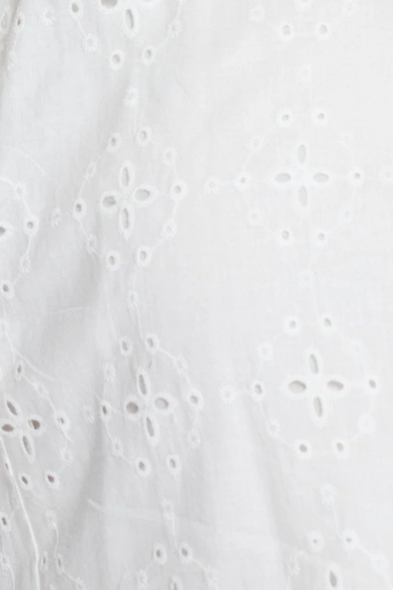 White Mini Dress Sleeveless - Image 7