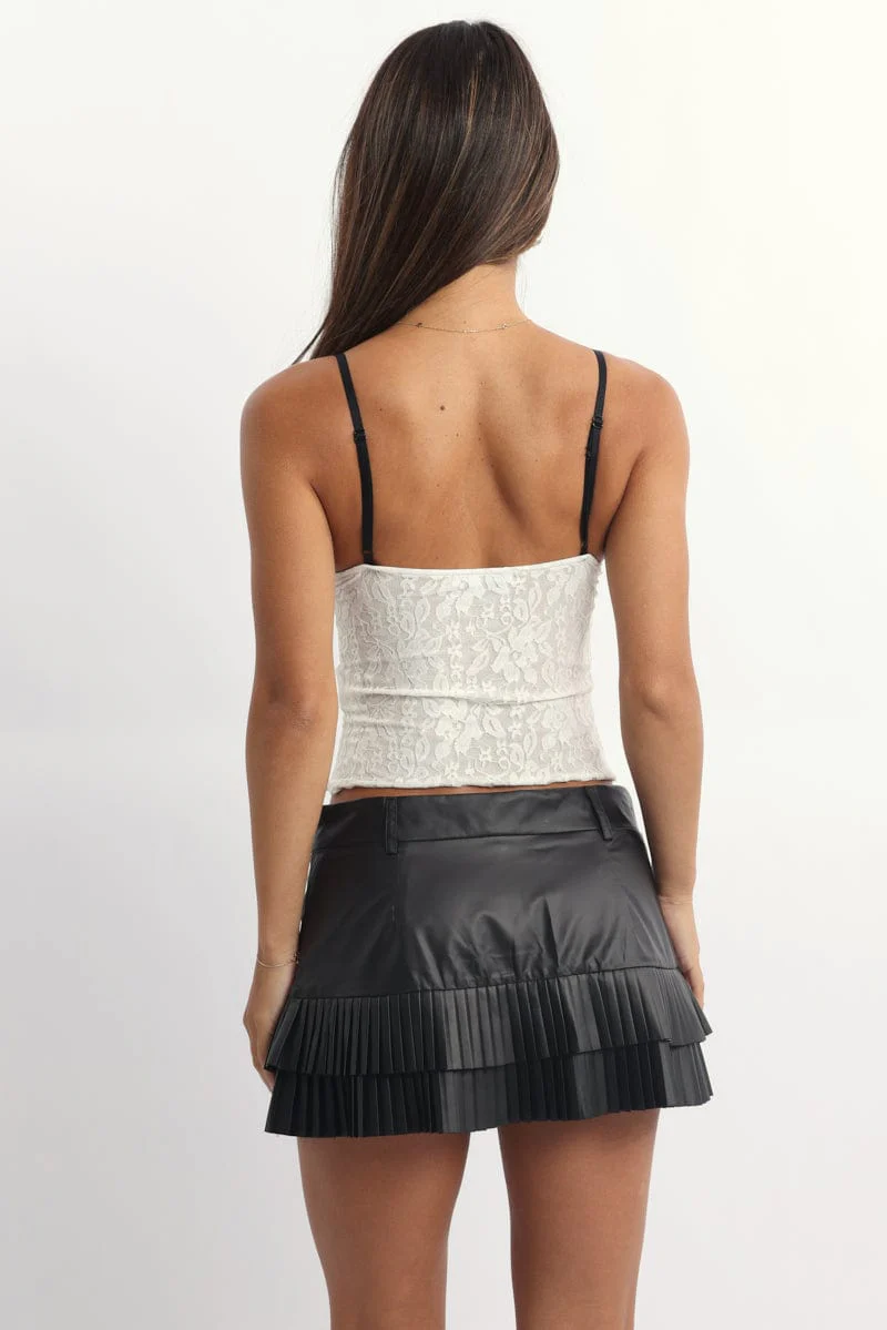 White Singlet Top Lace - Image 4
