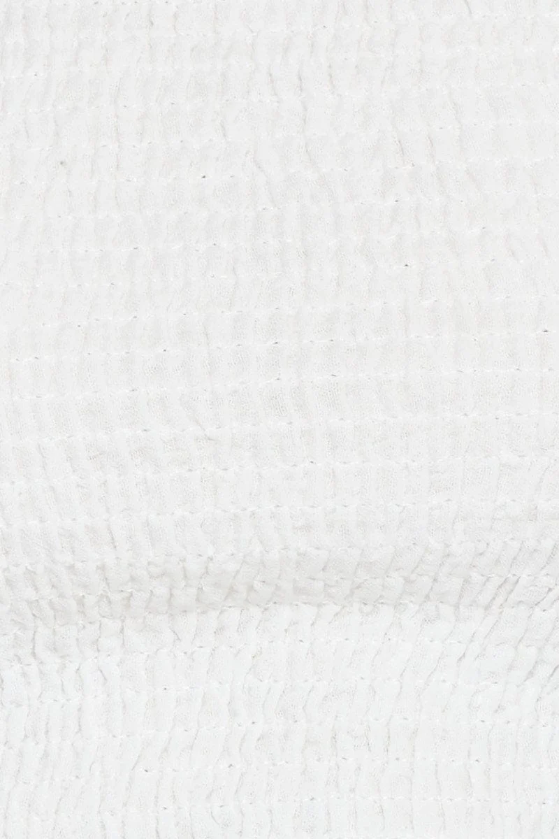White Singlet Top Sleeveless - Image 6