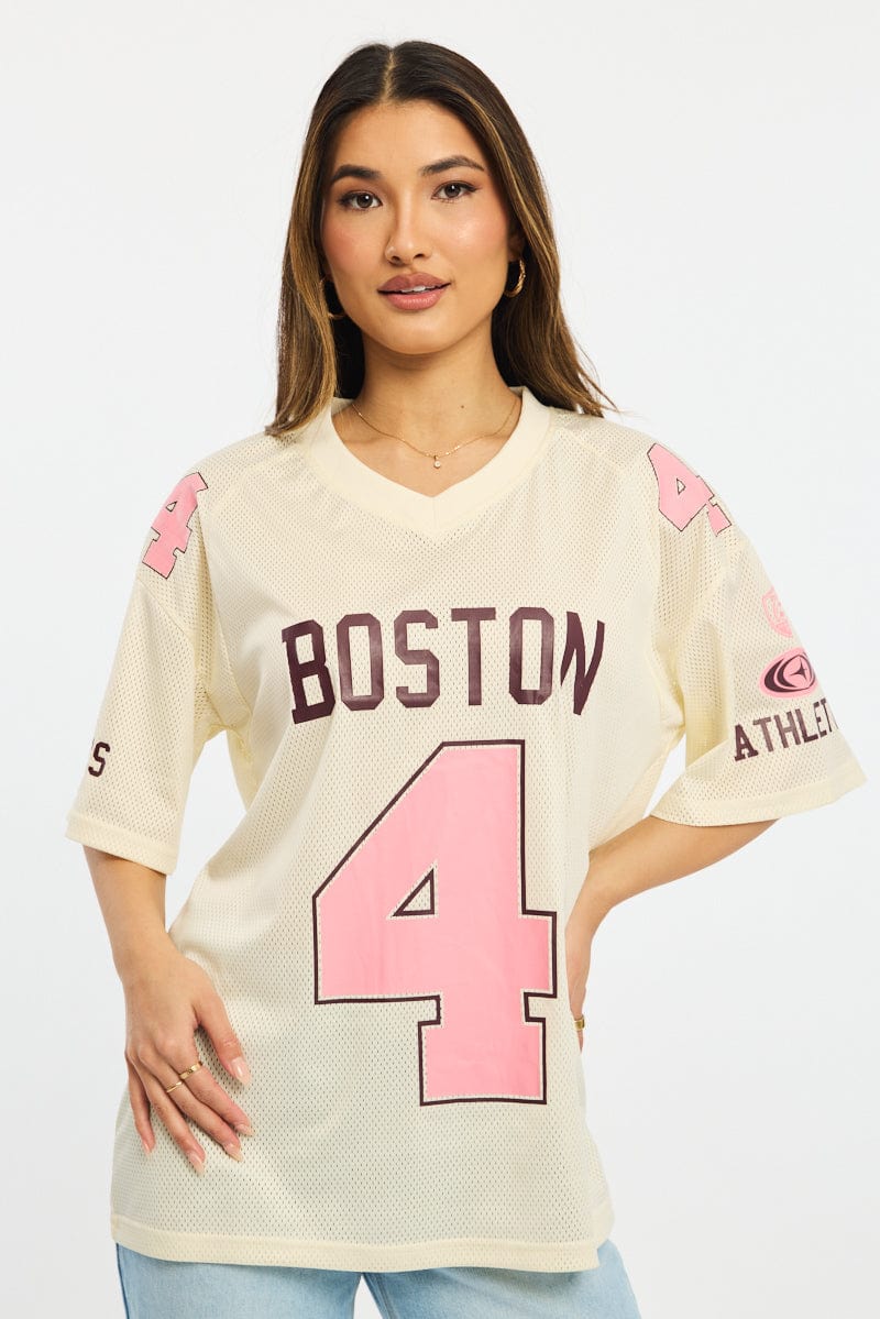White Sport Tee Short Sleeve