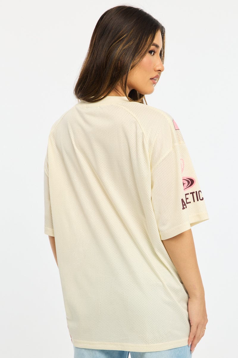 White Sport Tee Short Sleeve - Image 4