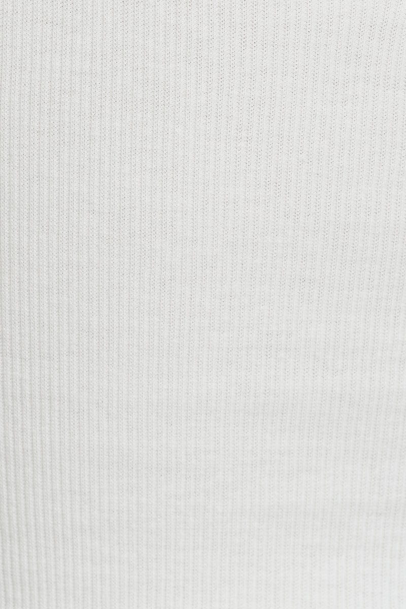 White Square Neck Tank - Image 6