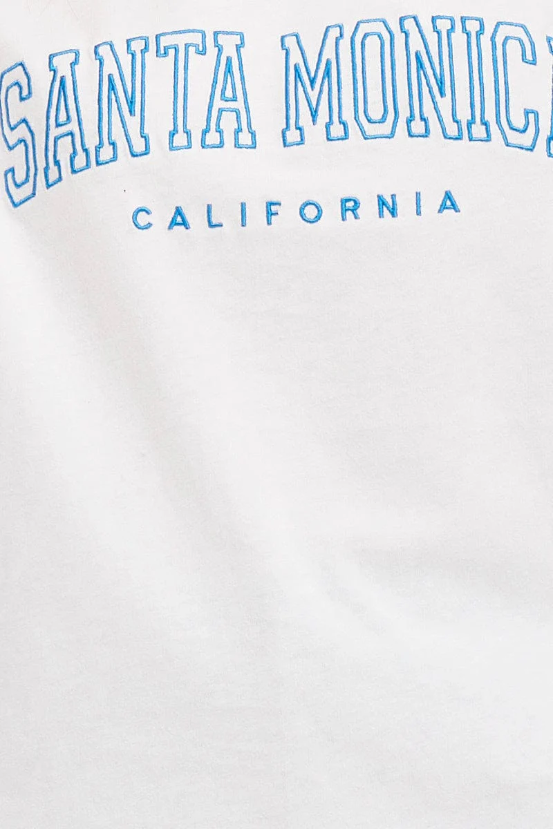 White T-Shirt Short Sleeve - Image 6