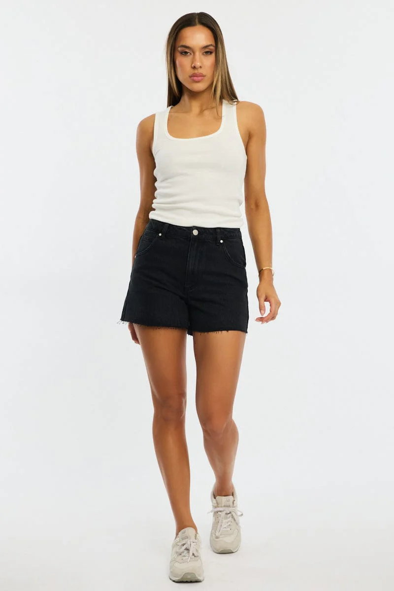 White Tank Sleeveless - Image 2