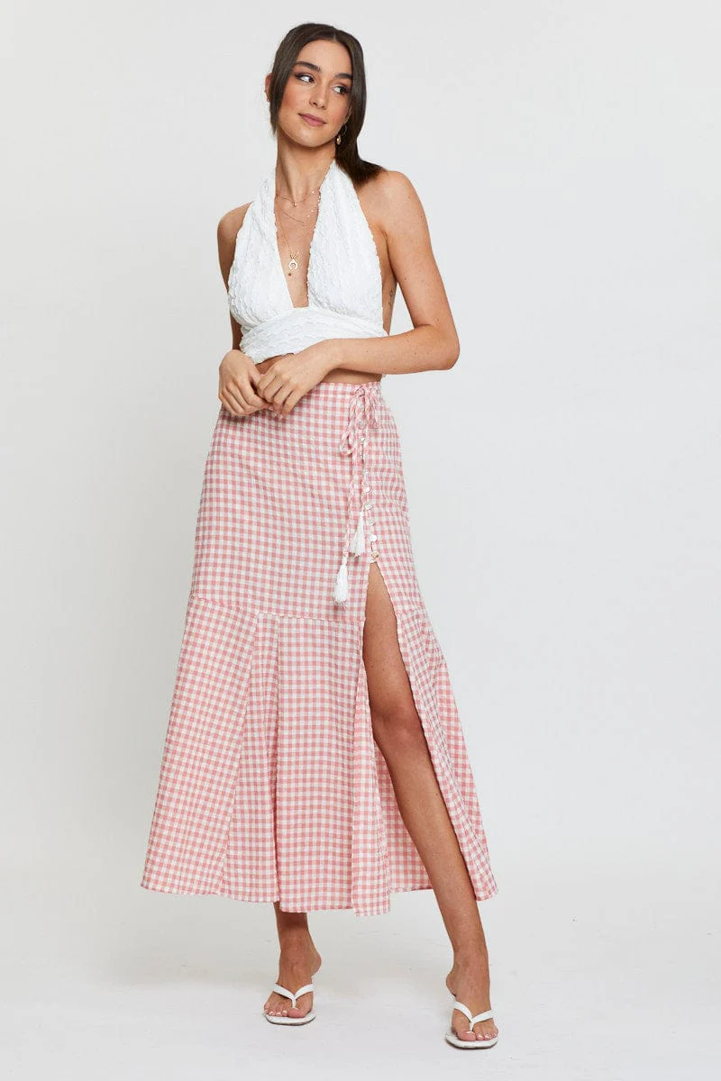 White Top Halter Neck - Image 2