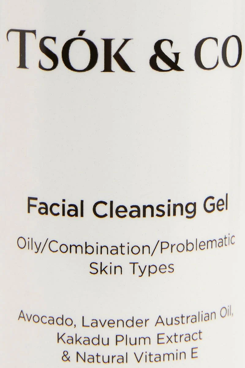 White Tsok And Co Facial Cleansing Gel 125Ml - Image 4