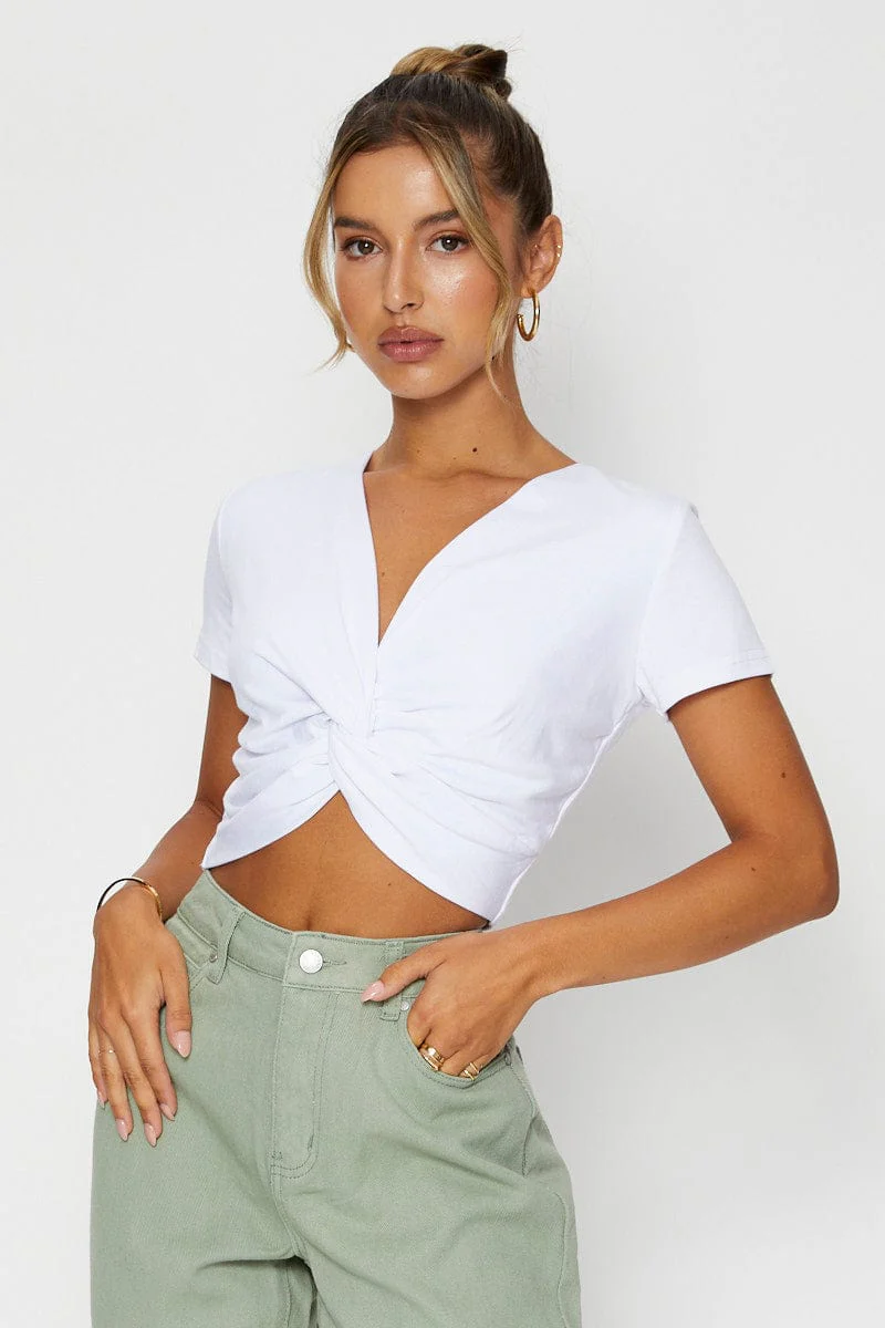 White Twist Front - Image 3