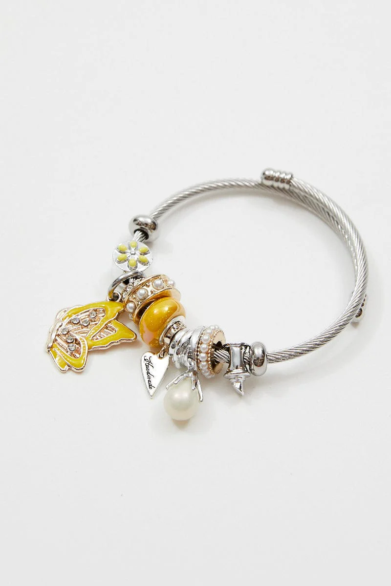 Yellow Charm Bracelet - Image 3