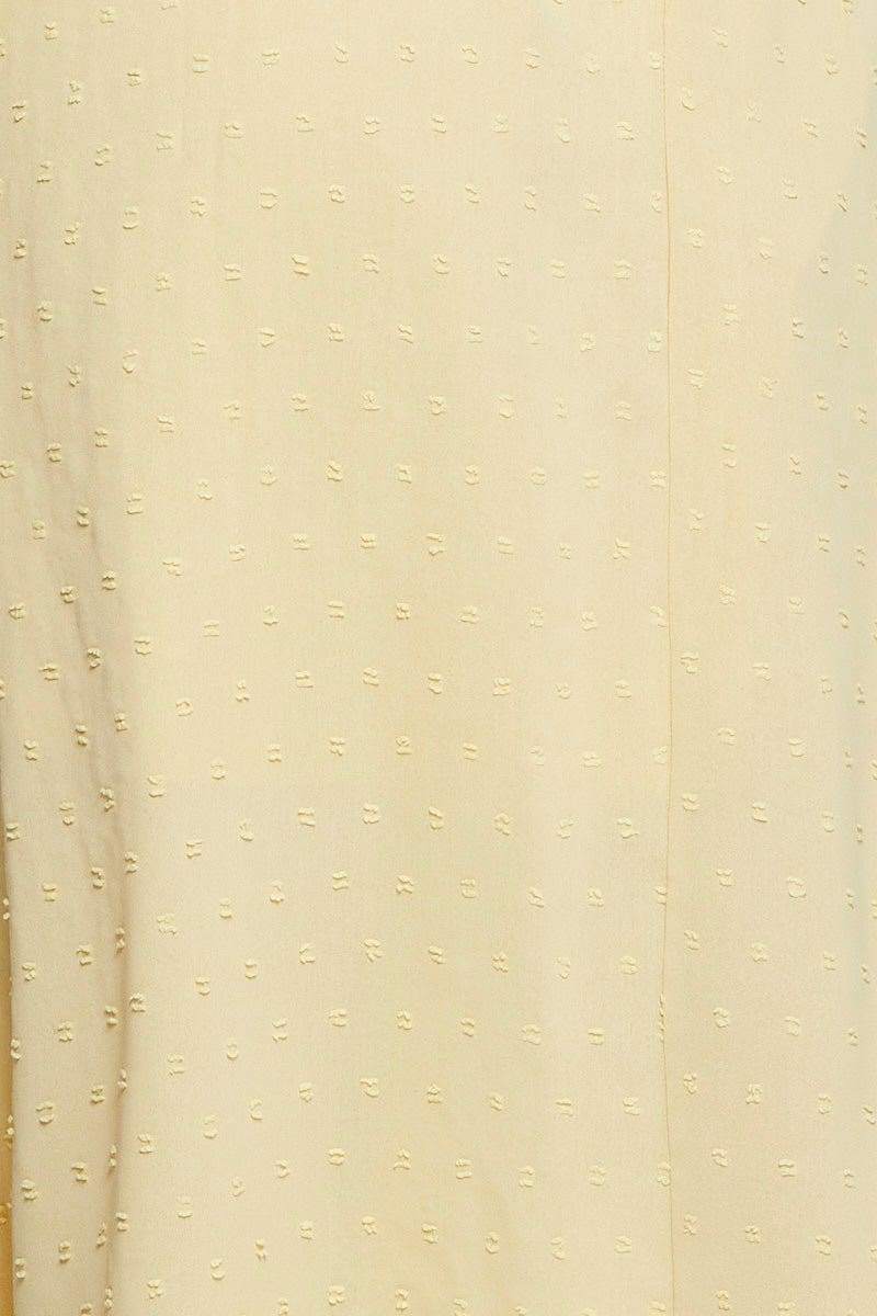 Yellow Maxi Dress Long Sleeve V Neck - Image 6