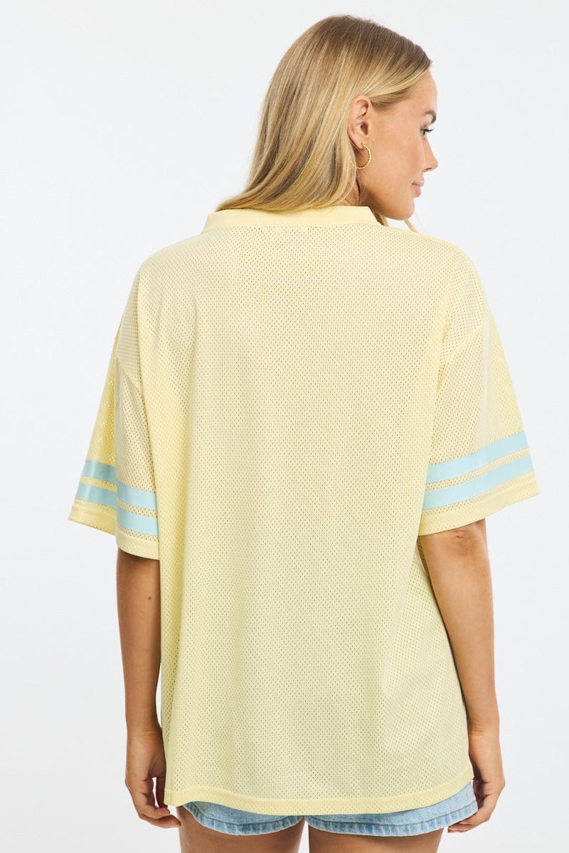 Yellow Sport Tee Short Sleeve - Image 4