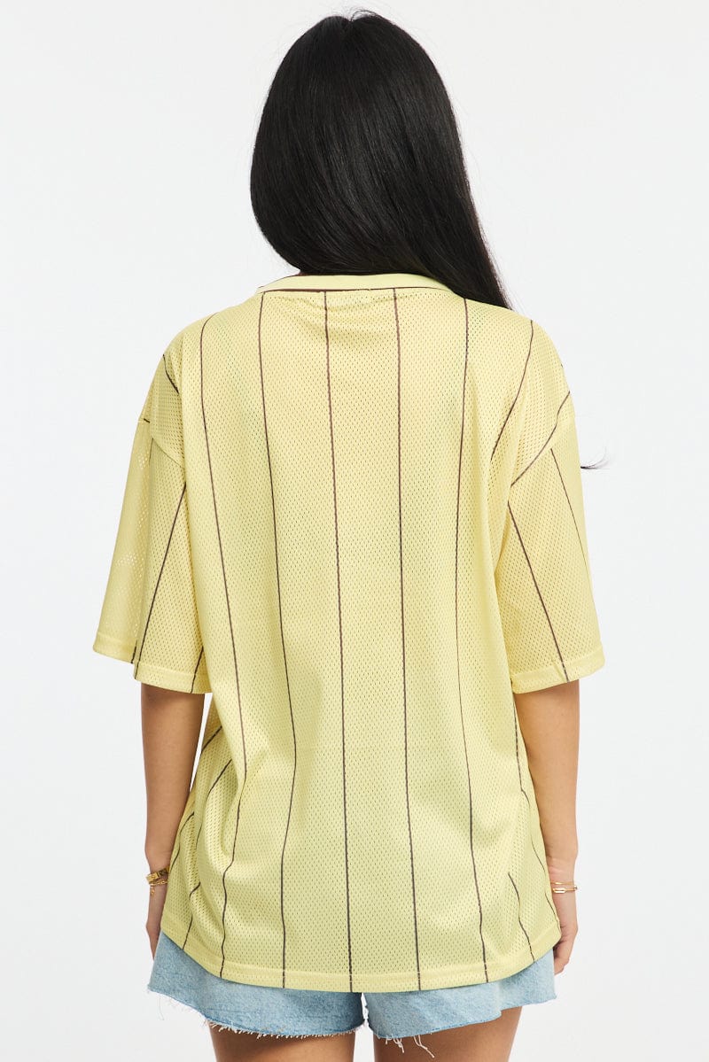 Yellow Sport Tee Short Sleeve - Image 4