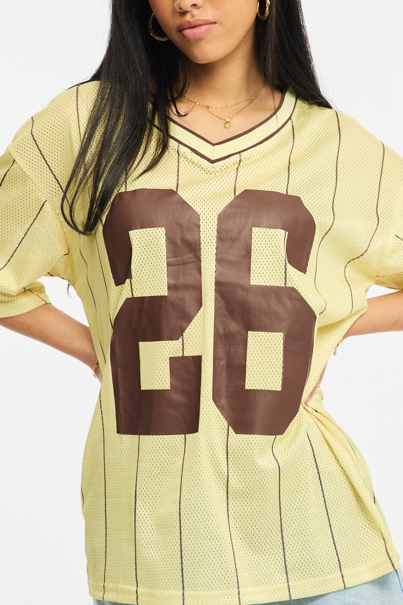 Yellow Sport Tee Short Sleeve - Image 5